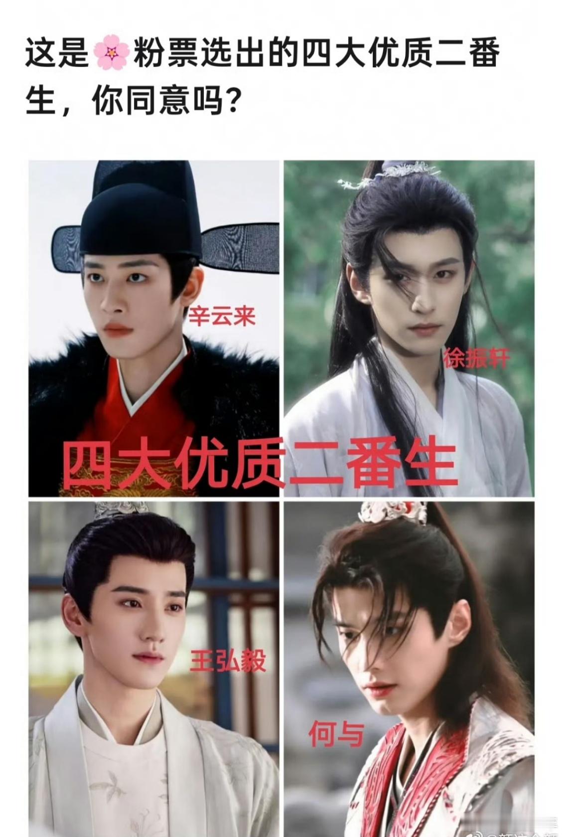 这阵容也太能打了！辛云来、徐振轩、王弘毅、何与个个颜值实力双在线，二番角色都让人