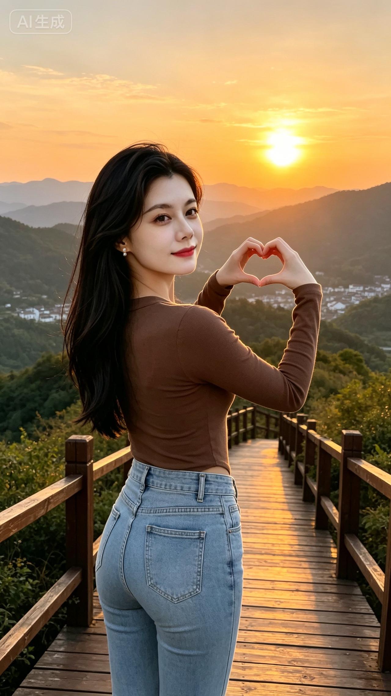 阳光甜美女孩 好身材好风景
