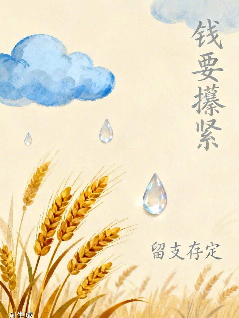 钱难挣屎难吃，家里还有个大学生要供，这日子得精打细算过！
钱得攥紧了，每月固定开