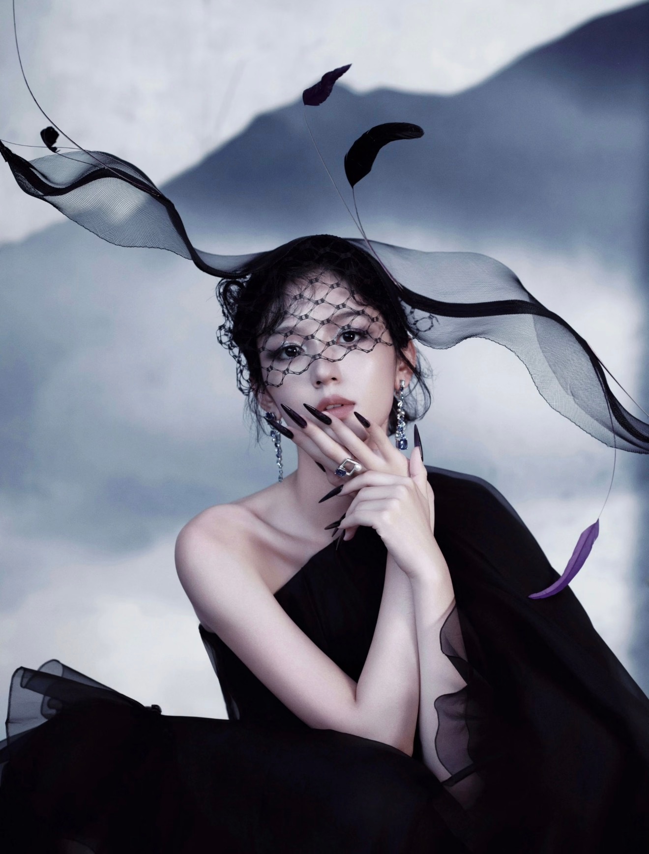 橘子夜聊 女明星的暗黑风大片🐦⬛ 