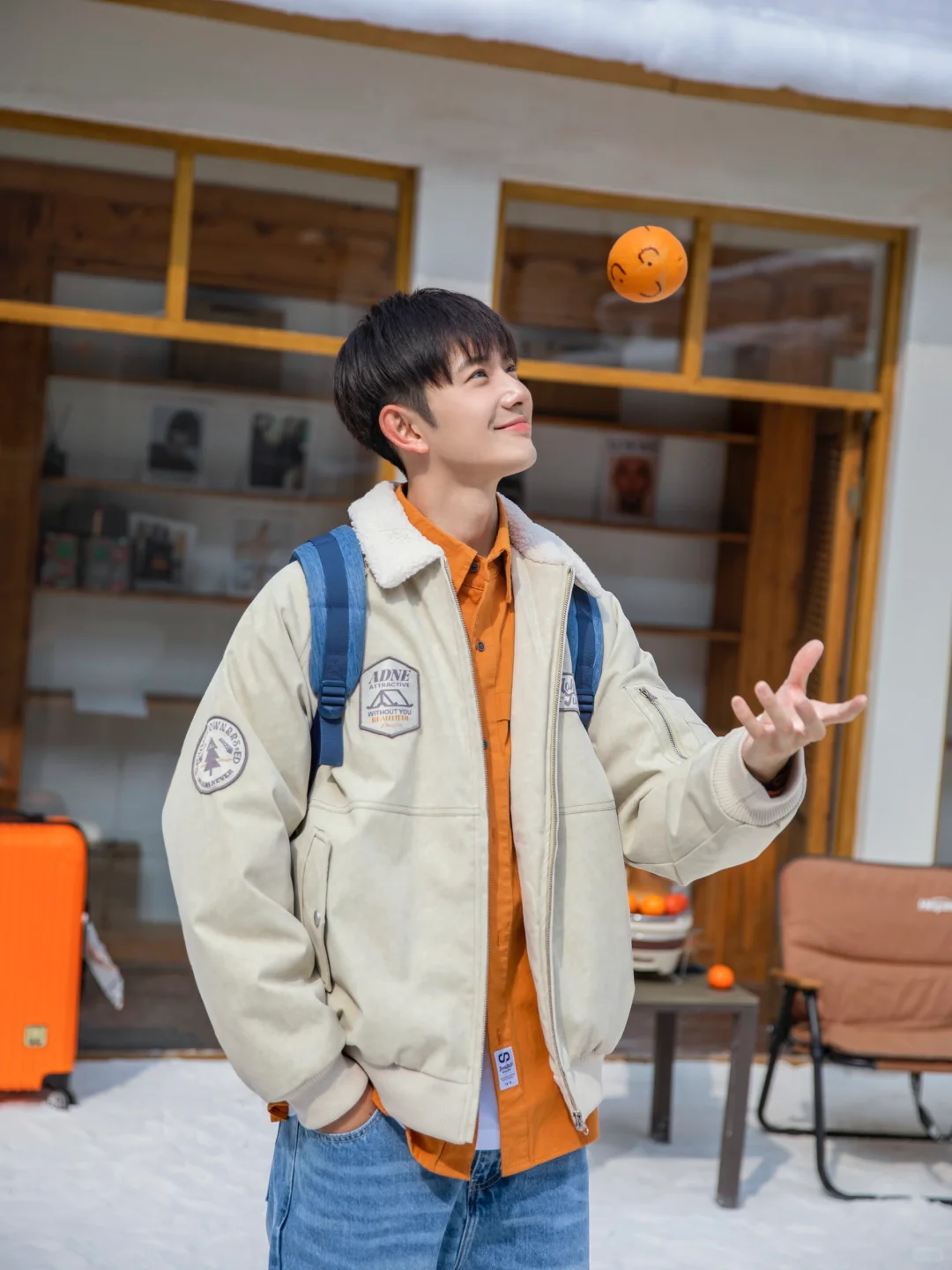 🔸男生冬季穿搭｜今天这套有点好看！🍊✨