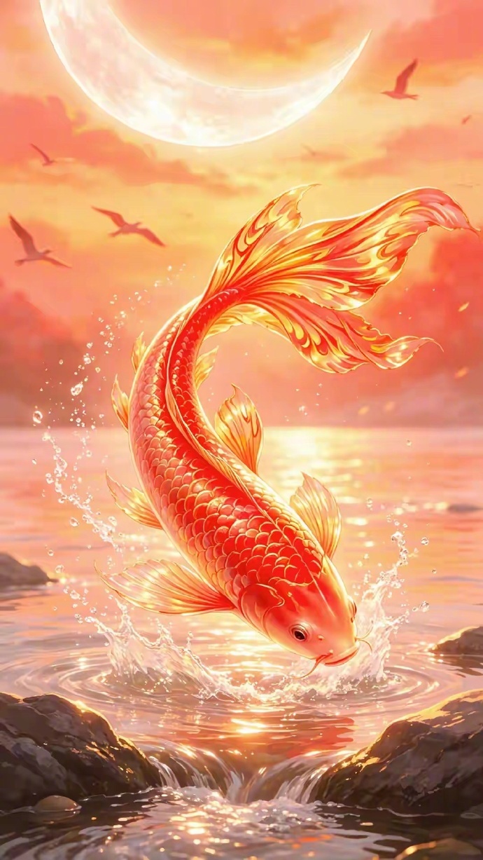 刷到锦鲤，万般好运。 ​​​