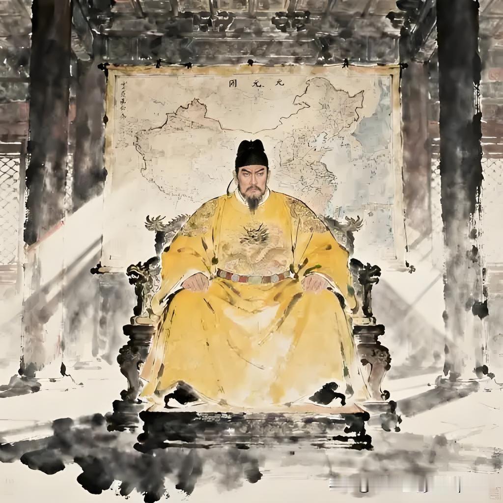 《无 题》
——明.朱元璋
天为帐幕地为毡，
日月星辰伴我眠。
夜间不敢长伸脚，