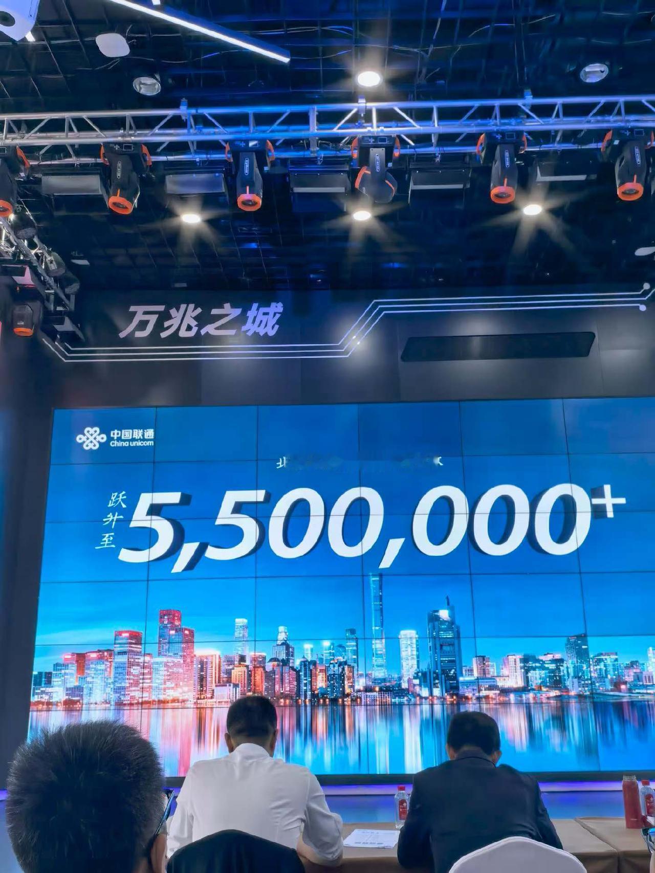 北京联通宽带用户数超550万，移动用户超1500万，升级双万兆，融入AI提质。5