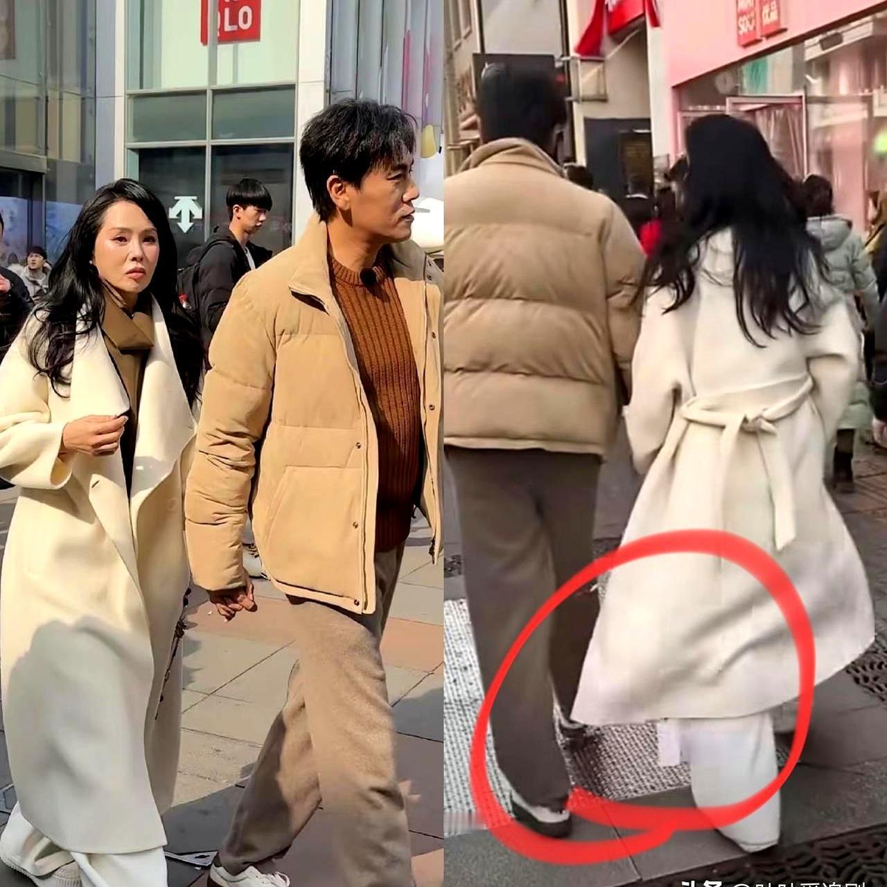 别笑伊能静大衣吊牌没剪了，这水可深着呢。
 
大年初五，沈阳中街，秦昊把伊能静的