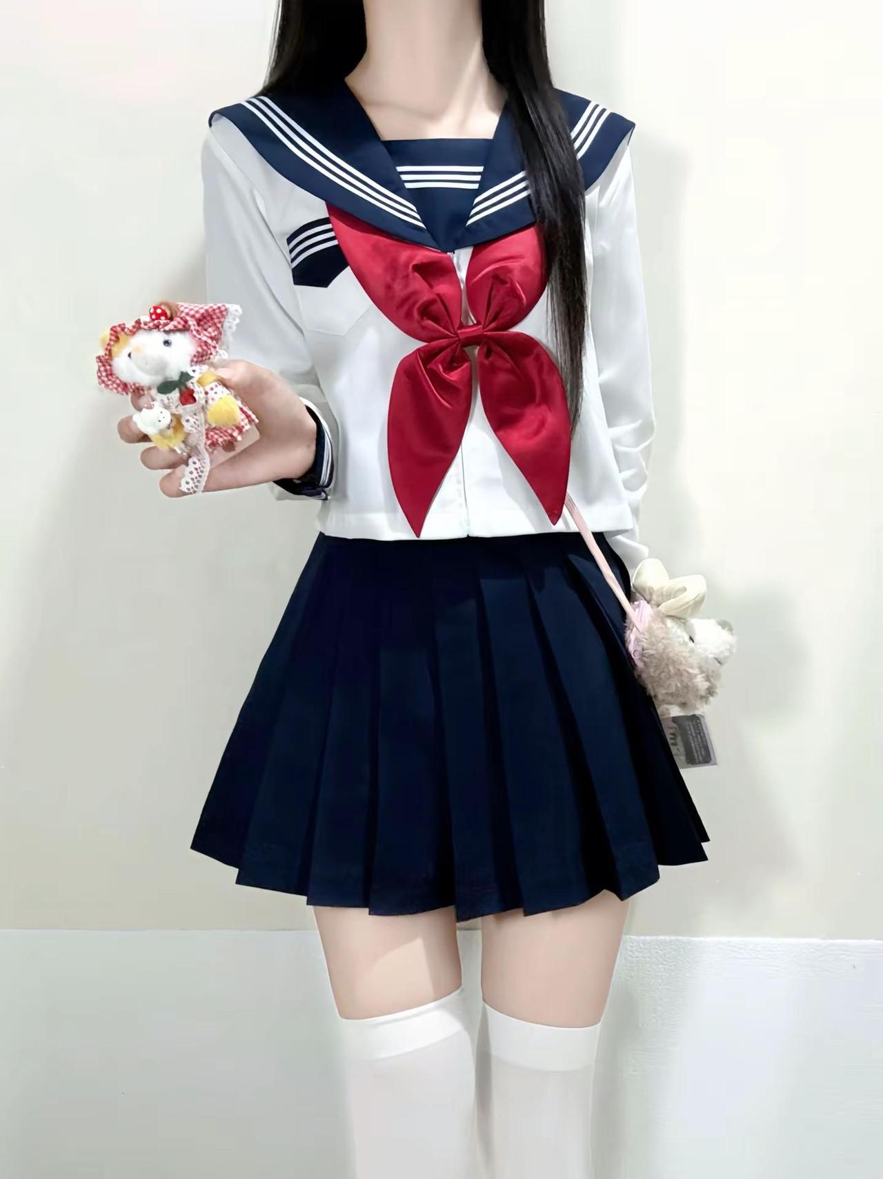 /ᐠ - ˕ -マ Ⳋ。漫天星空 我只想依赖你一颗星 一颗心桃璃町jk 水手服 