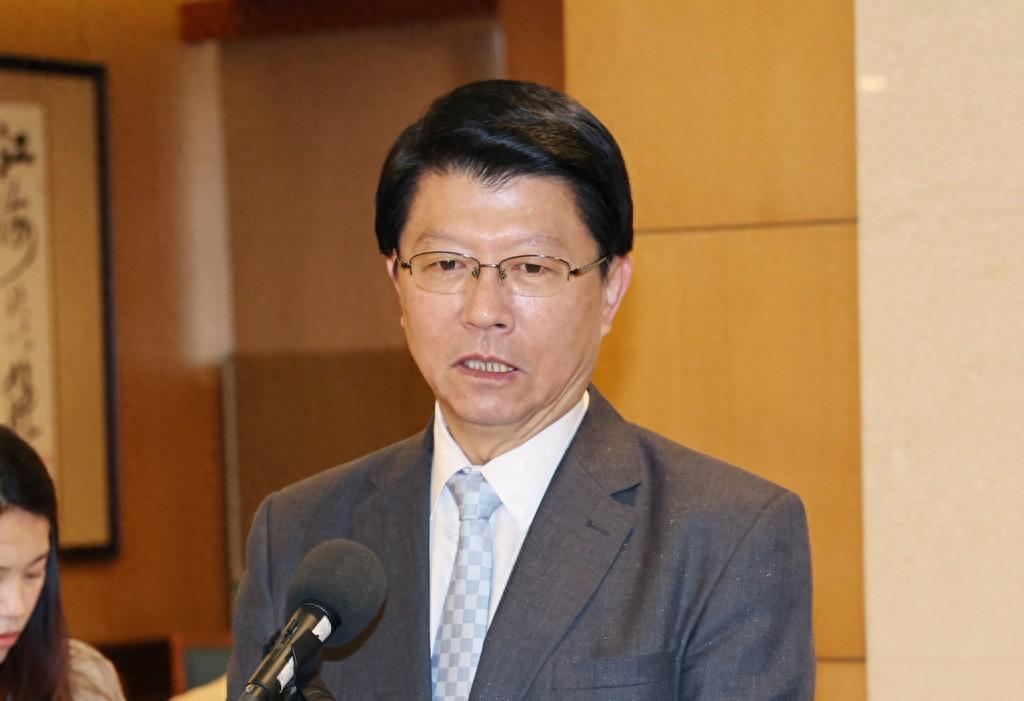 出事了？
谢龙介服务处警拉封锁线
本人急喊：目前平安
 
国民党台南市长候选人谢