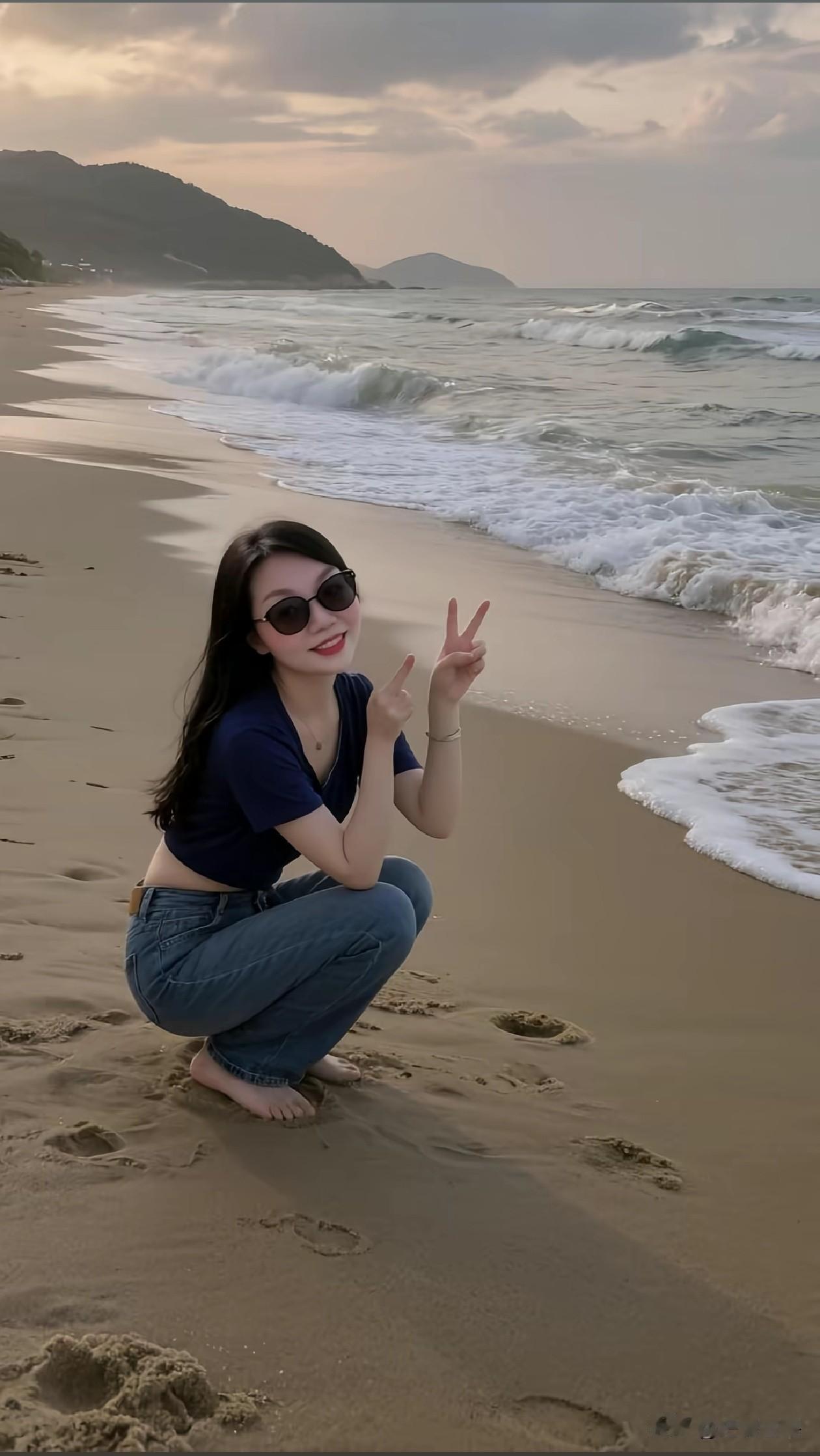 心情不好，不开心的时候出来看看海