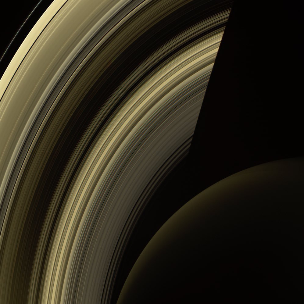 太阳系最美行星——土星!🪐卡西尼号拍摄图像:NASA/Kevin M. Gil
