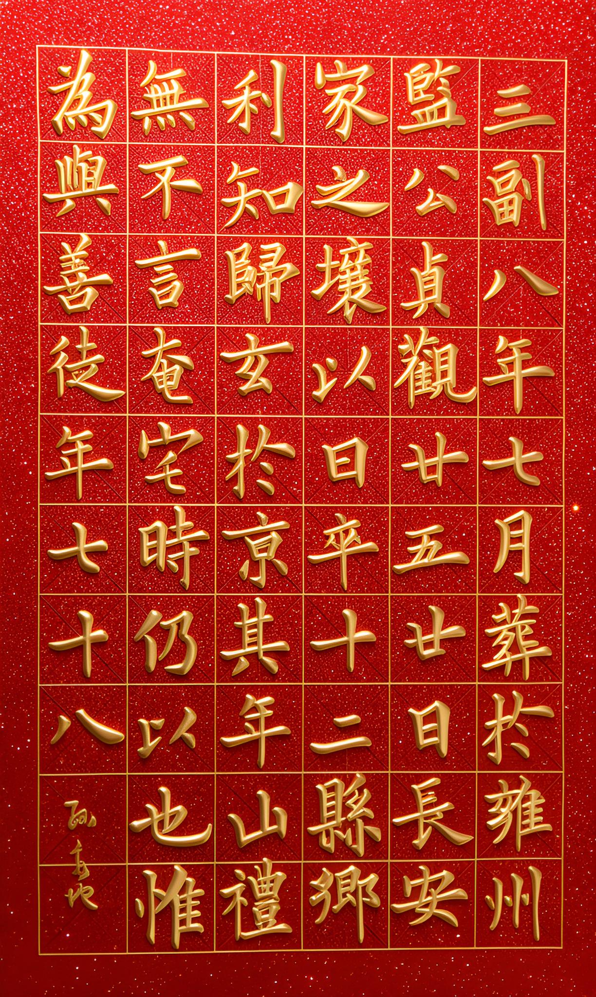 欧楷VS田楷，四星VS三星

这幅楷书作品，和以田英章为代表的田楷有着清晰的风格