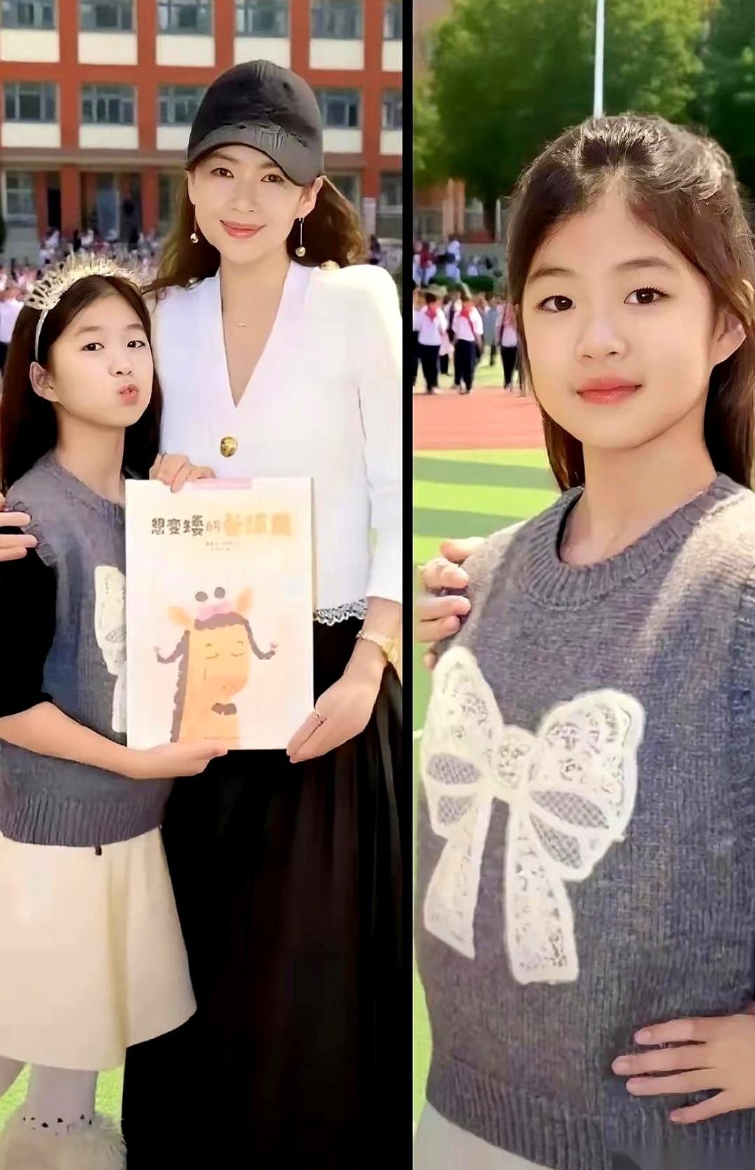 我跟你说，刚刚刷到章子怡女儿醒醒那张照片，我愣了得有三秒。
真的，脑子里第一反应