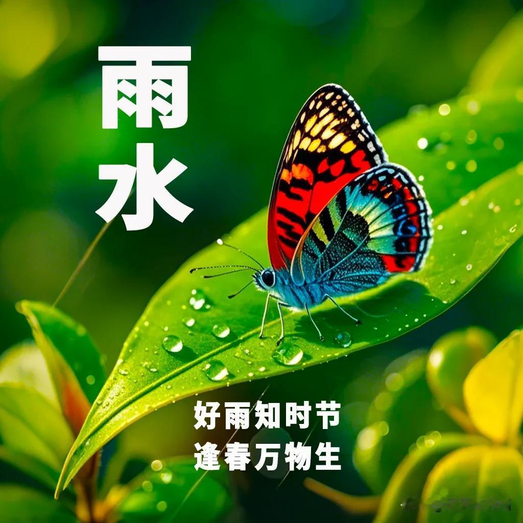 2月18日早晨甜美祝福：今日雨水，春的使者，奔赴下一场山海，邂逅更多温暖。

今