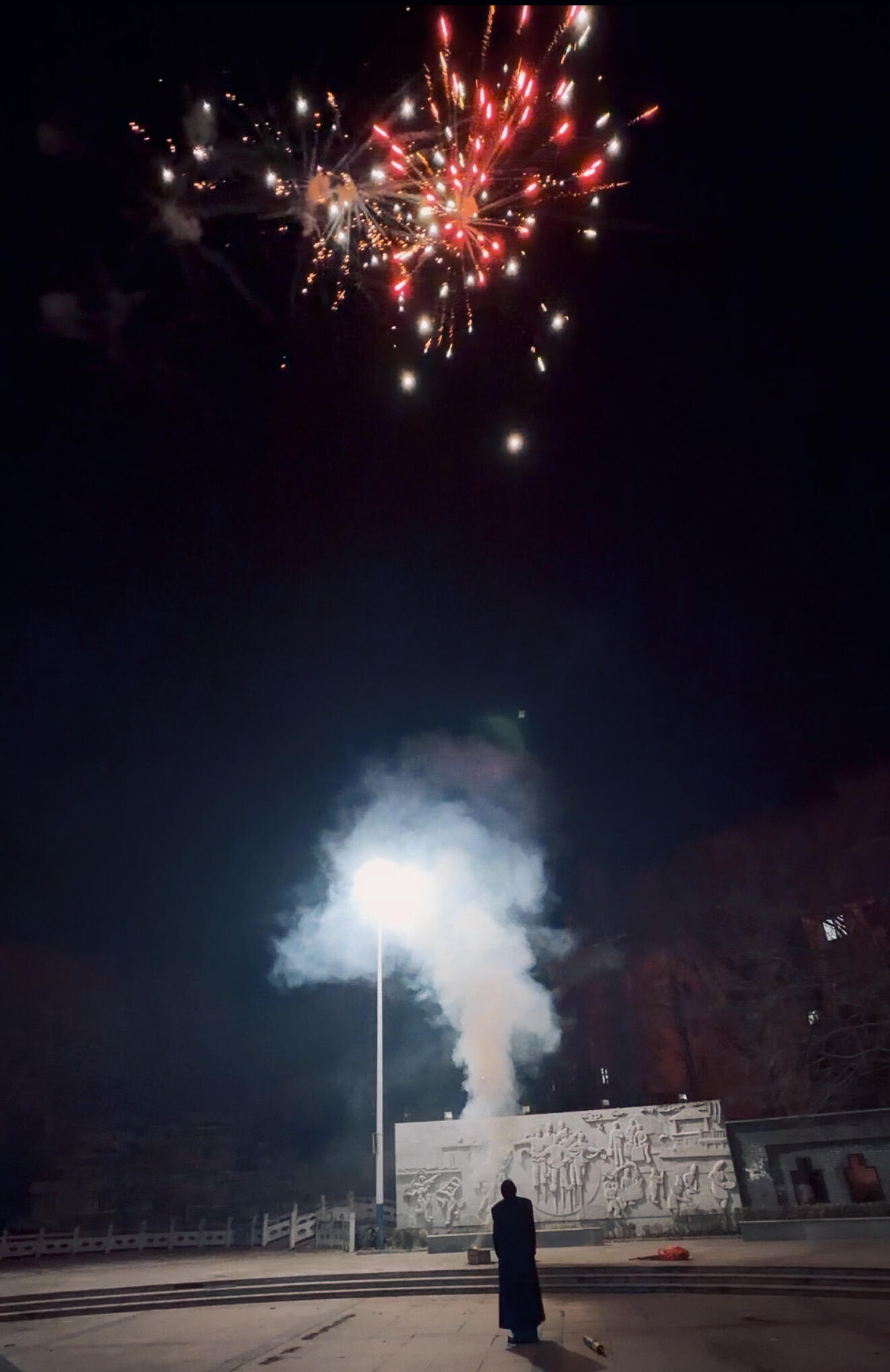 这个烟花🎆是心形的诶？ 