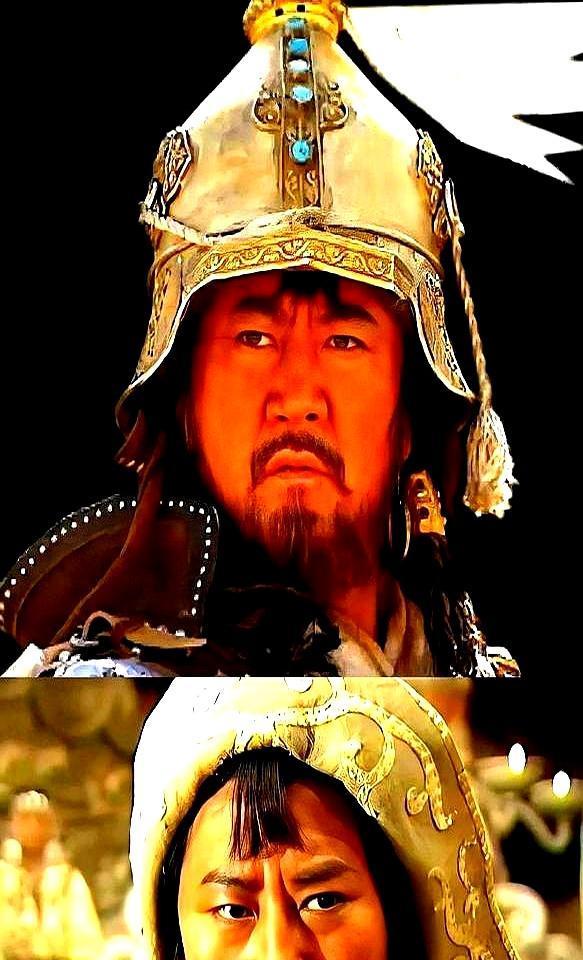 演成吉思汗，整个剧组都惊了，说这是老祖宗显灵。
这位演员叫巴森扎布。
他不是在“