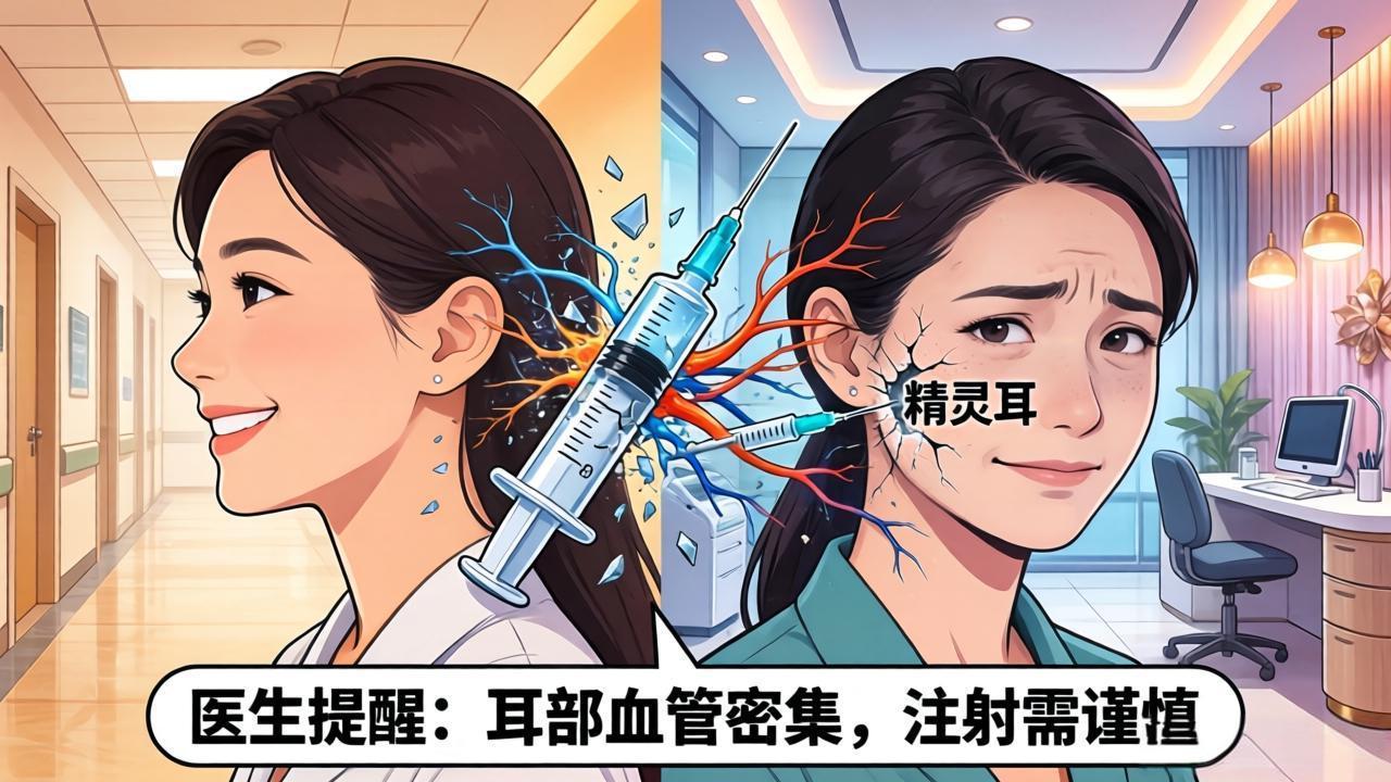 央视曝光“精灵耳”骗局：为了显脸小，她赔上了一生的笑容

追求小脸的风潮里，“精