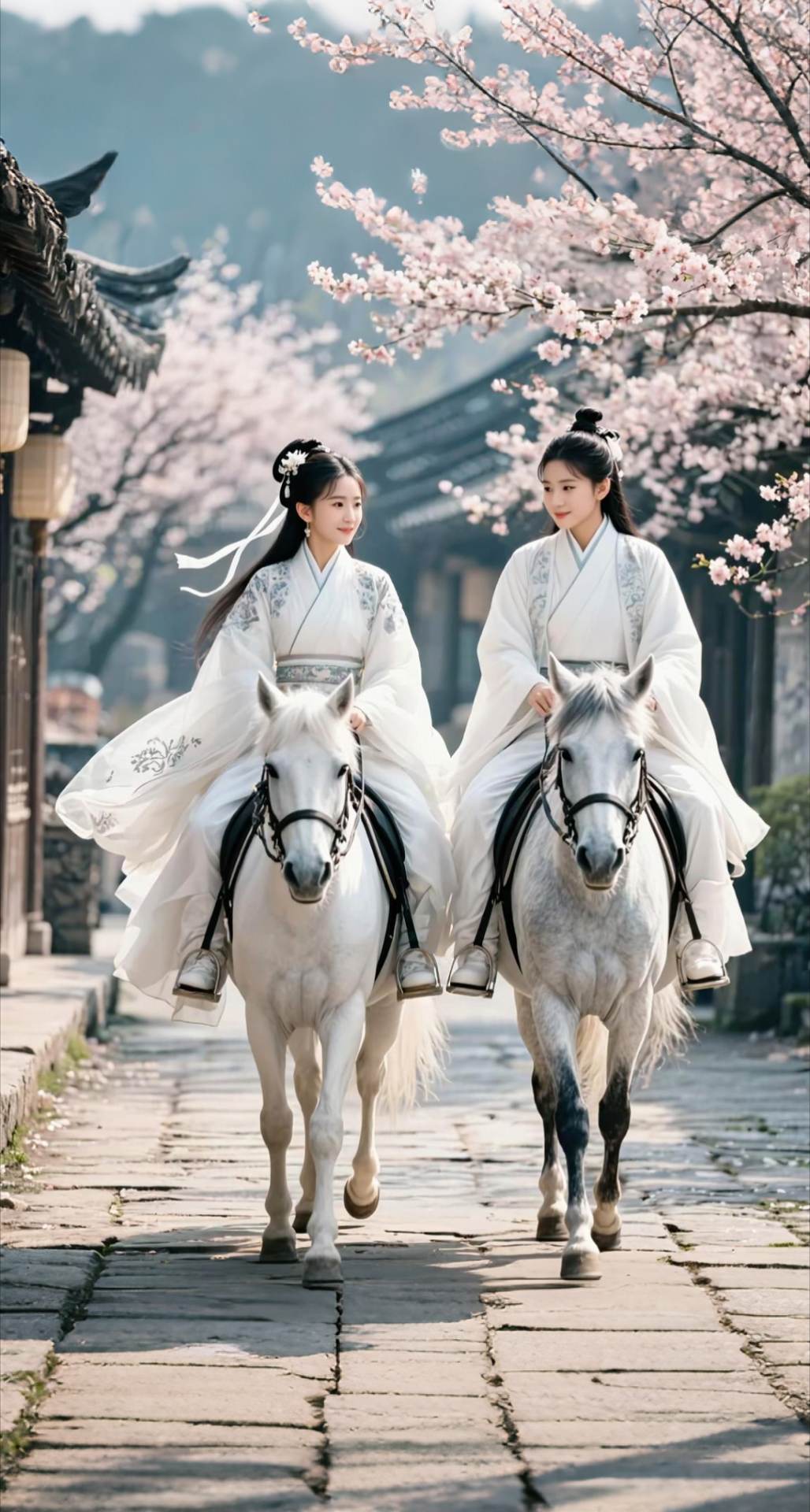 AI扩图 AI桃花侠侣随拍