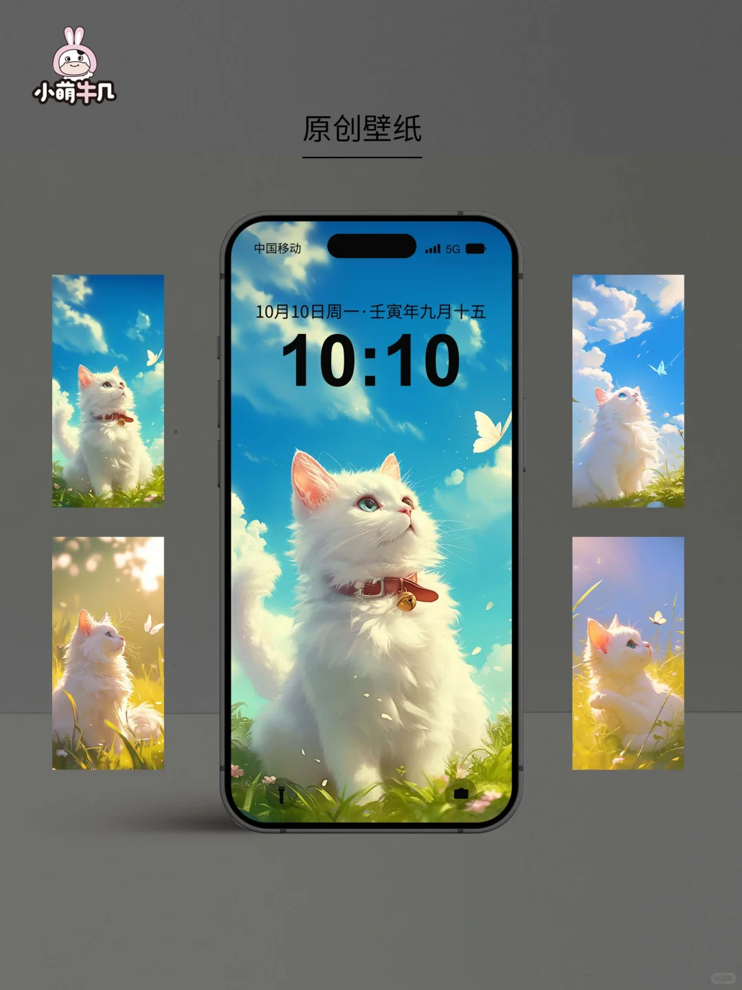 壁纸原创｜可爱的猫咪🐱快来领走～