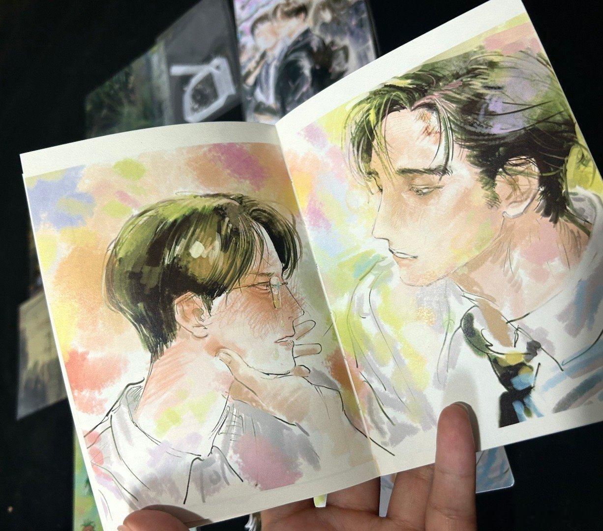 非常纯美的小漫画来自，小漫画做得质感太好了反复把玩 