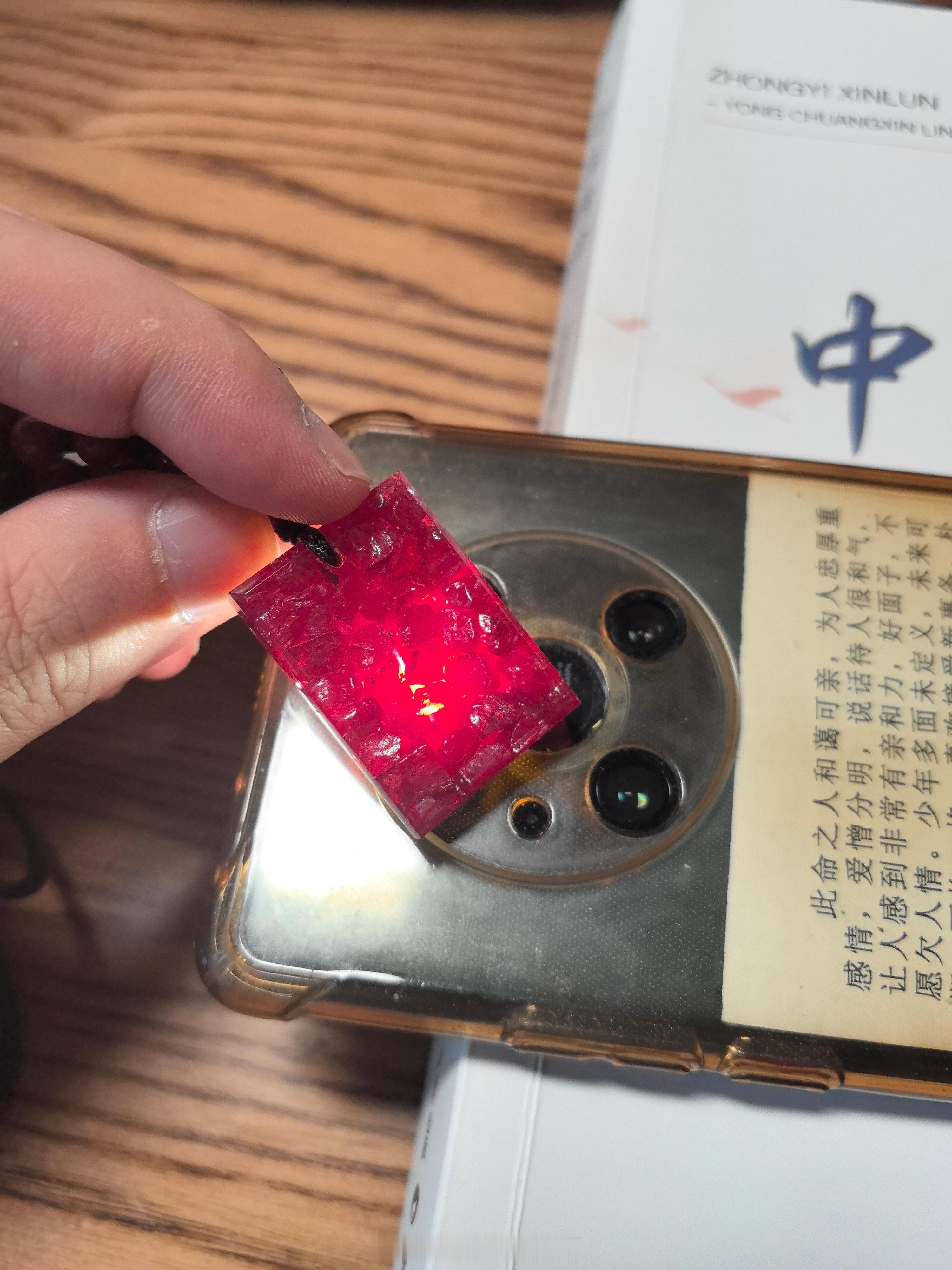 极品朱砂晶体，确实好看武汉·雨之堂中医(黄浦路门诊部)