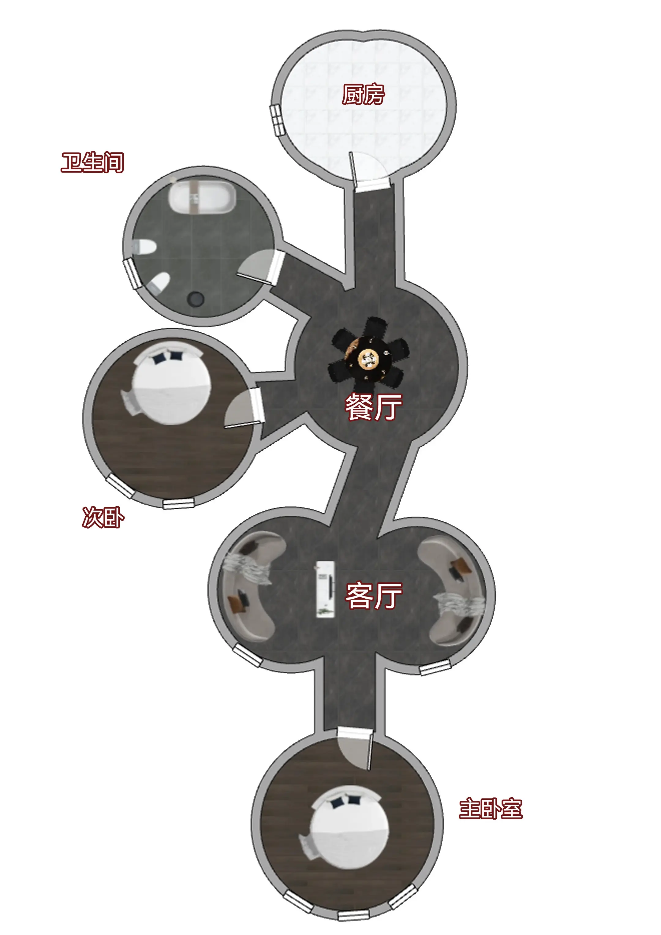 这户型也是绝了。