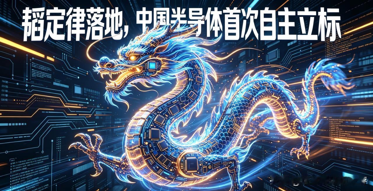 韬定律落地，中国半导体首次自主立标

长期以来，全球半导体产业由西方主导，摩尔定