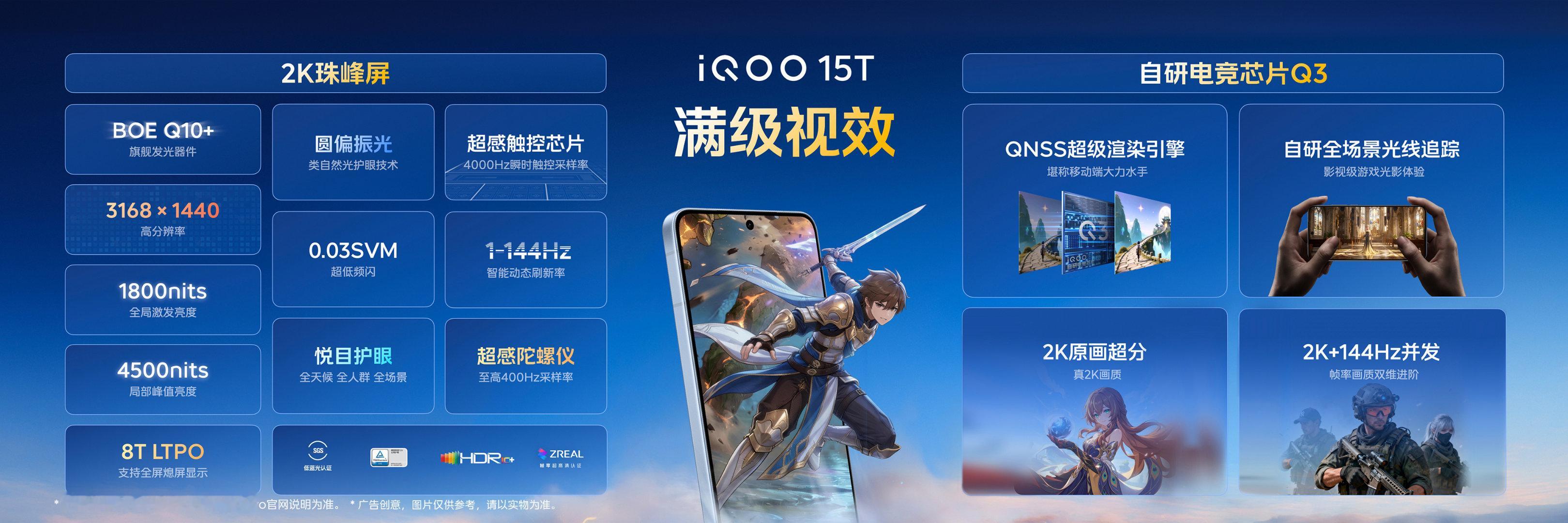 iQOO15T三款配色，「青云」，「传奇版」和「赛道版」配，你更喜欢哪一款？采用