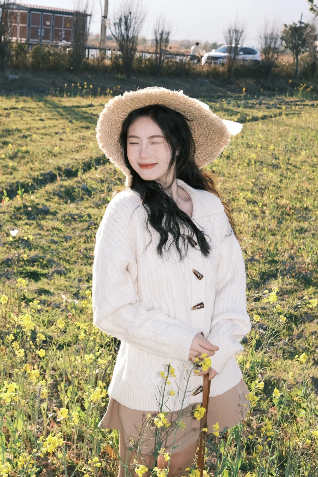 油菜花的季节！富士也太出片啦！