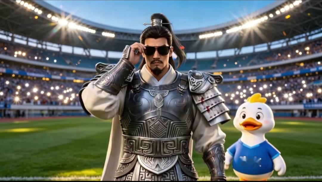 只说互联网形象，南京这支小鸭子，不如宿迁项羽高大威猛呀。

不过南南鸭深受网友欢