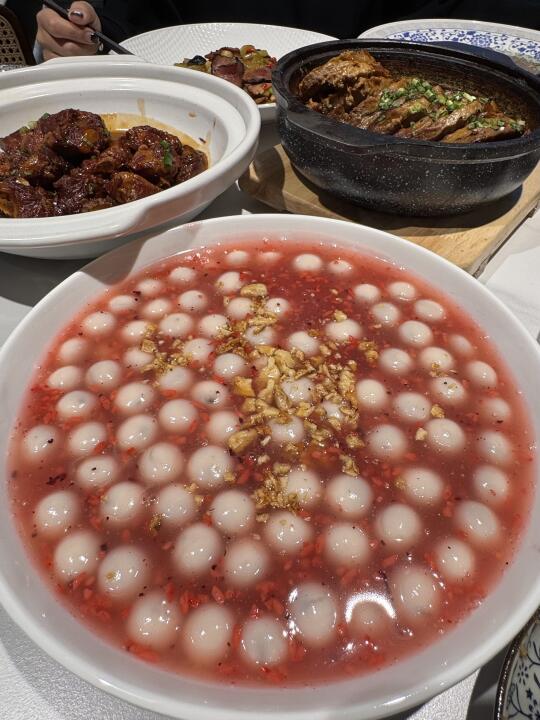 南京极品🙏🏻芝麻元宵酒酿……