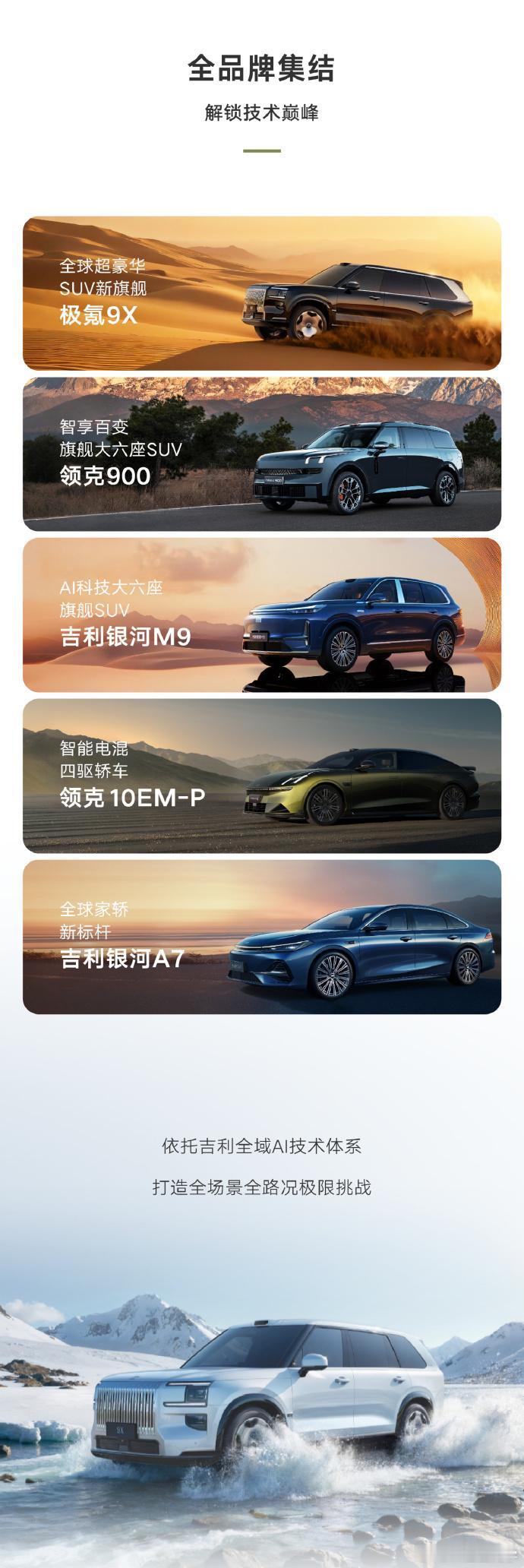 2025年开始，ZGH不养闲车不搞无意义的内耗车型，看下最近的重点新品没有一个是