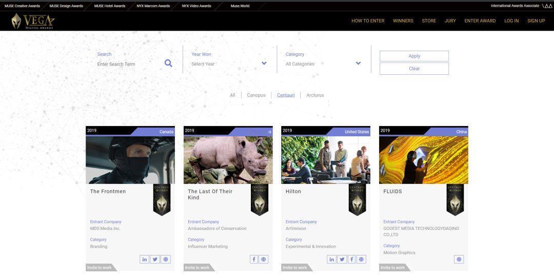 [中国赞]2019年全球设计圈炸了！
[给力]Vega Digital Awar