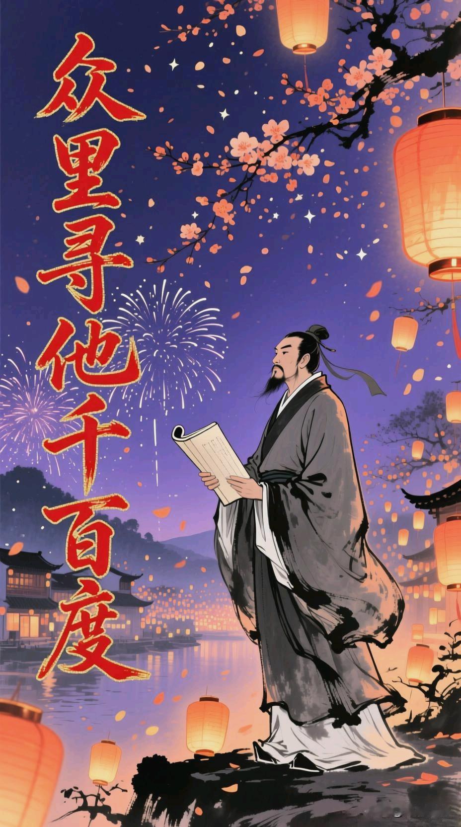 《灯火阑珊处：辛弃疾元夕独醒记》

南宋淳熙初年，临安城元夕之夜，灯火如昼，笙歌