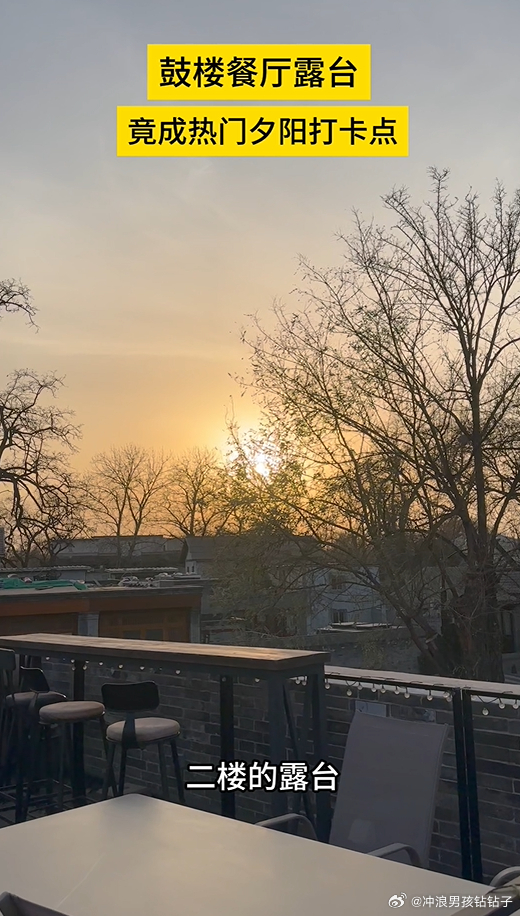 #在北京鼓楼遇上橙色夕阳# 我没看到的夕阳总会有人看到。北京这个夕阳也太有感觉了