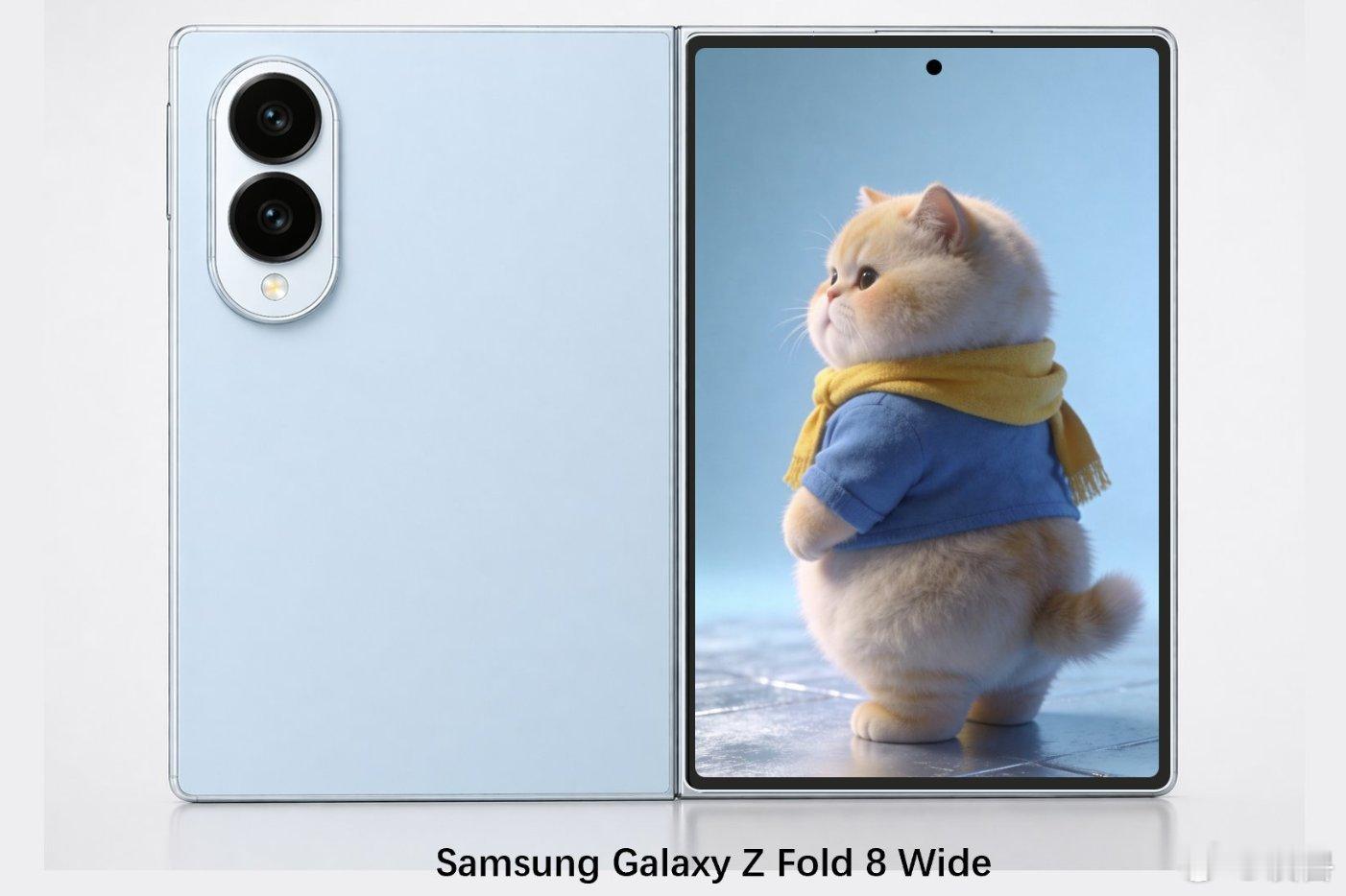 据传三星正在扩展其折叠屏智能手机产品线，推出Galaxy Z Fold 8 Wi