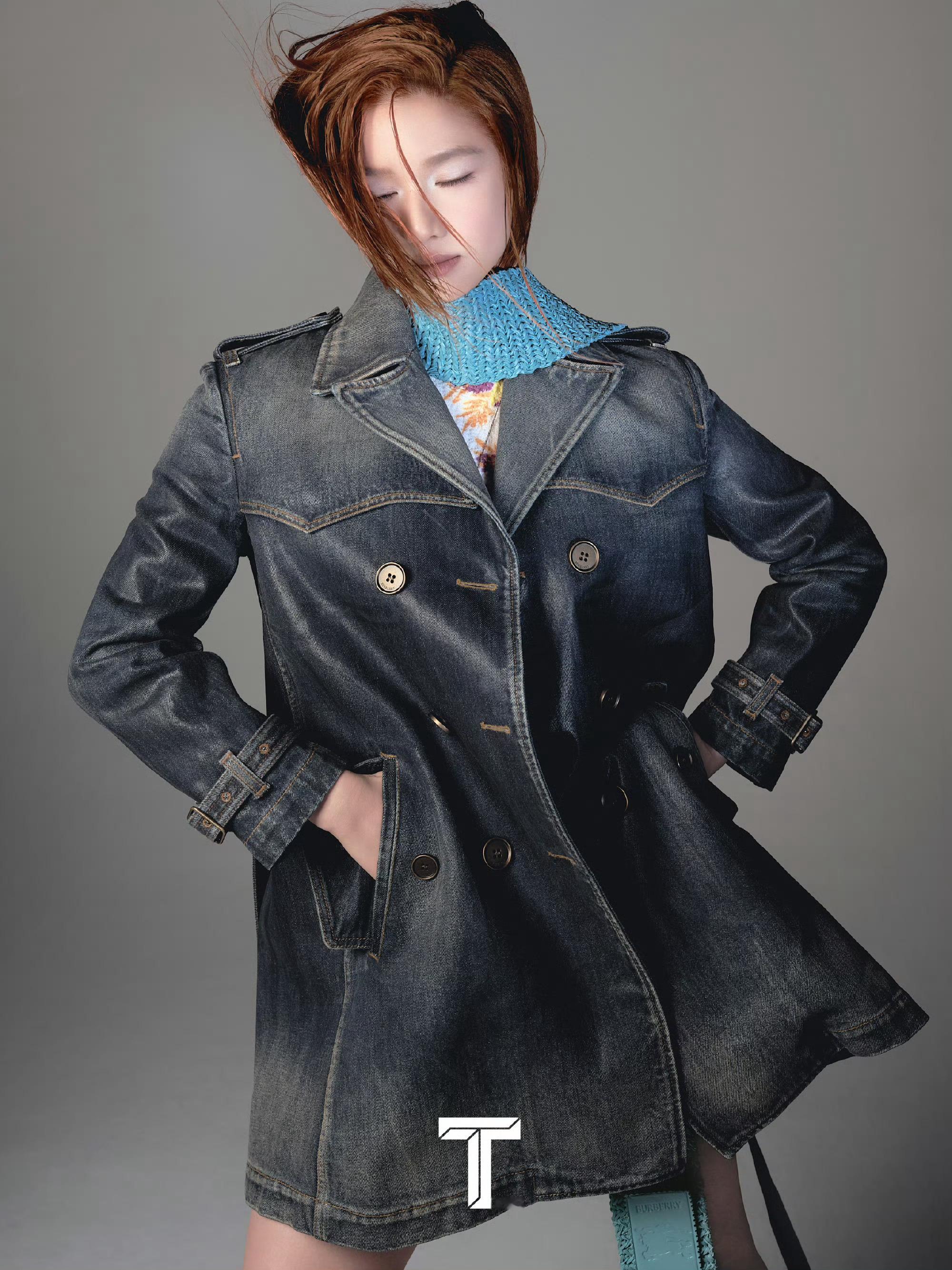 张婧仪橘色湿发造型张婧仪旷野牛仔橘发 张婧仪的橘色湿发造型真的太惊艳了！一改往日