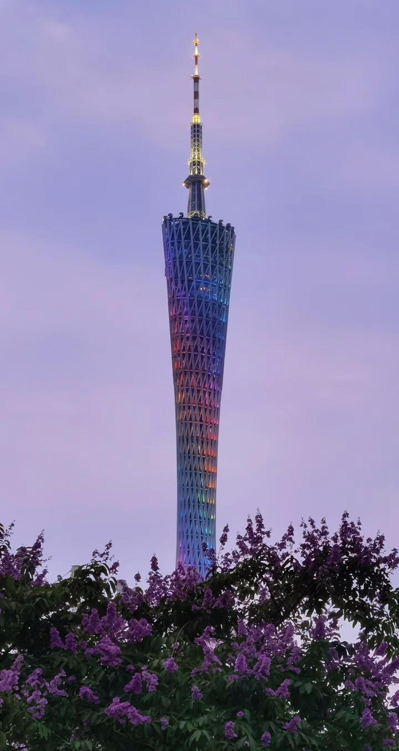 不同角度下的广州塔不一样的美广州520打卡地 我的摄影日记 旅行推荐官 广州塔