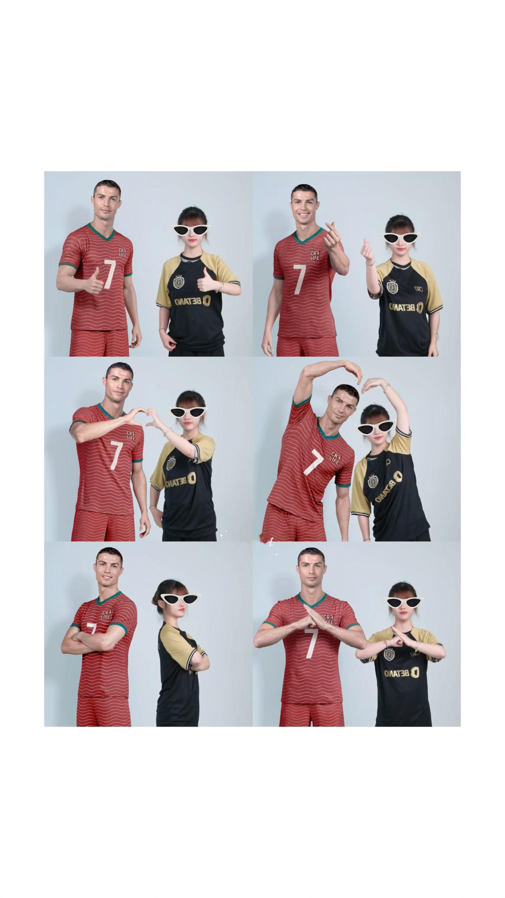 谢谢cr7life❤️和C罗拍了一组拍立得