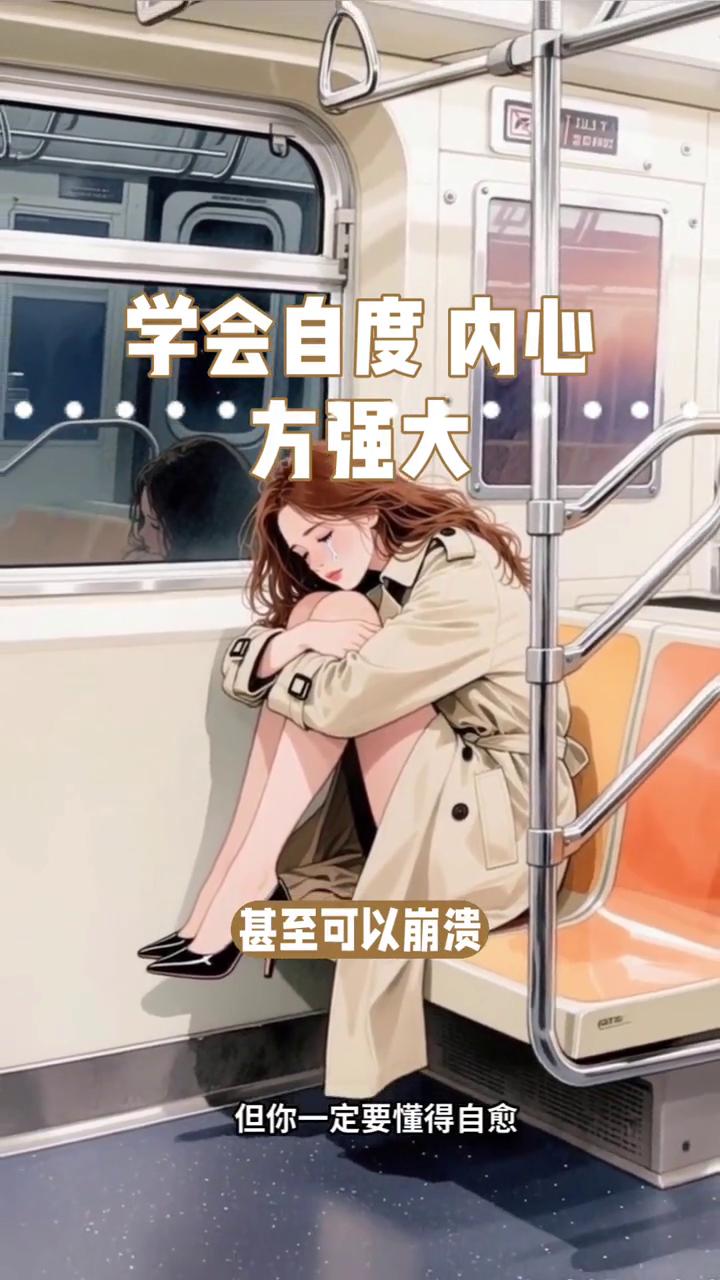 学会自度内心方强大。
人一定要学会自渡，烦躁的时候不要说话，也不要做任何决定，安