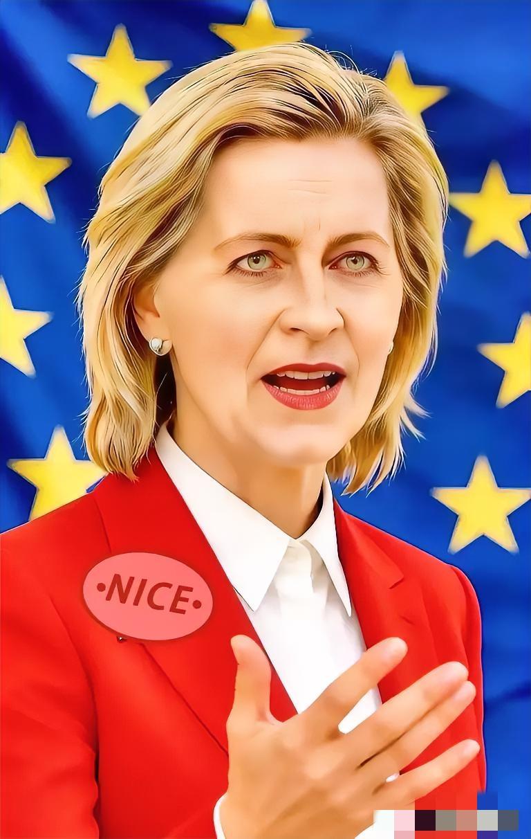 冯德莱恩当着全世界的面，直接跟美国硬刚了，1月7日在塞浦路斯的公开活动上，她掷地