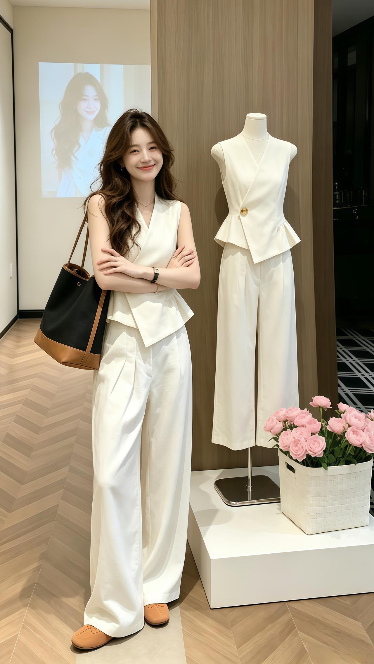韩系通勤ootd 穿搭 高级感穿搭 韩系穿搭夏季穿搭
