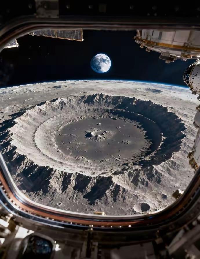 月球视野中的地球真美……