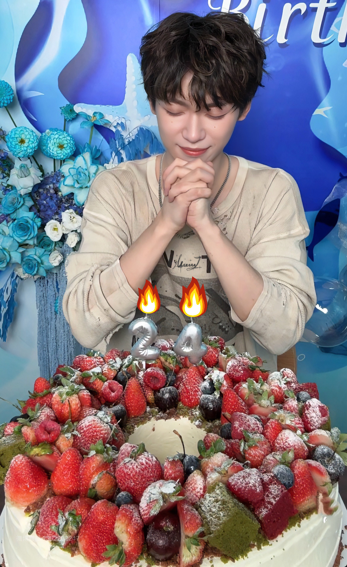 我给妈咪点生日蜡烛！祝你生日快乐🎂健康顺遂 平安幸福！ 