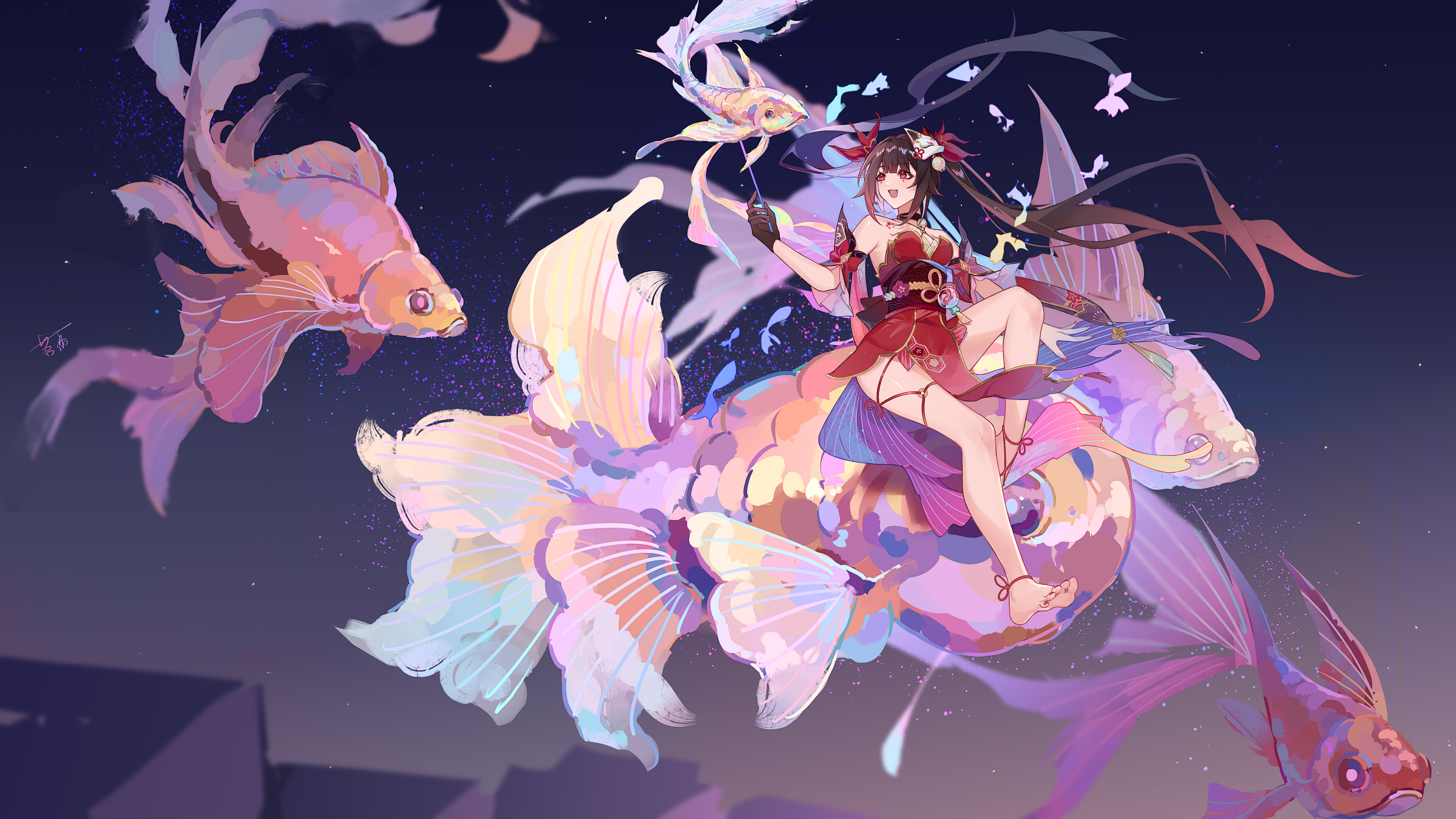 #星穹铁道2.0##星穹铁道日常# 【金鱼花火】画师：*已授权转载 ​​​