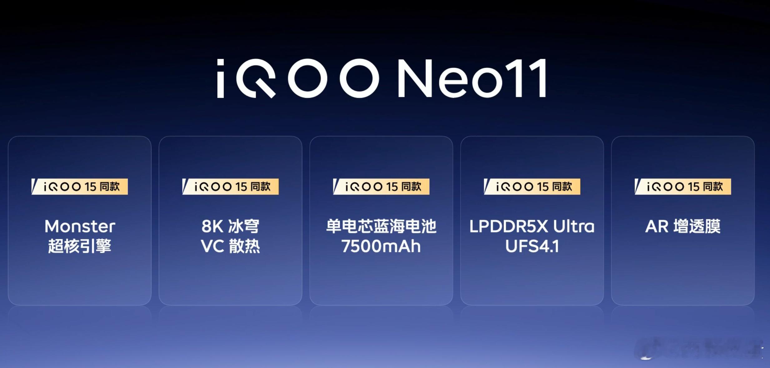 大哥 15 有的我 iQOO Neo11 也要有！ ​​​