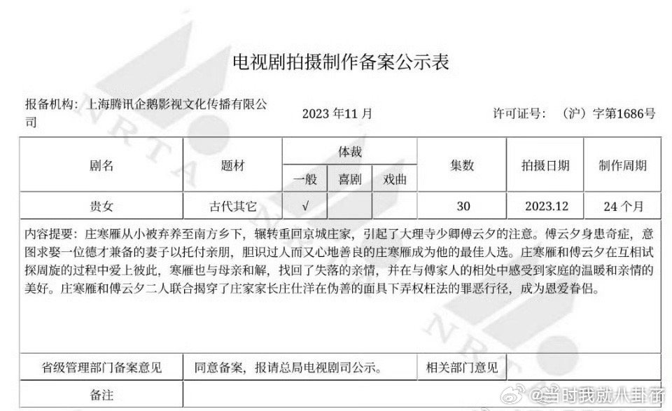 贵女备案30集雁回时备案雁回时备案30集雁回时备案30集，叶冰裳 庄寒雁男主查着