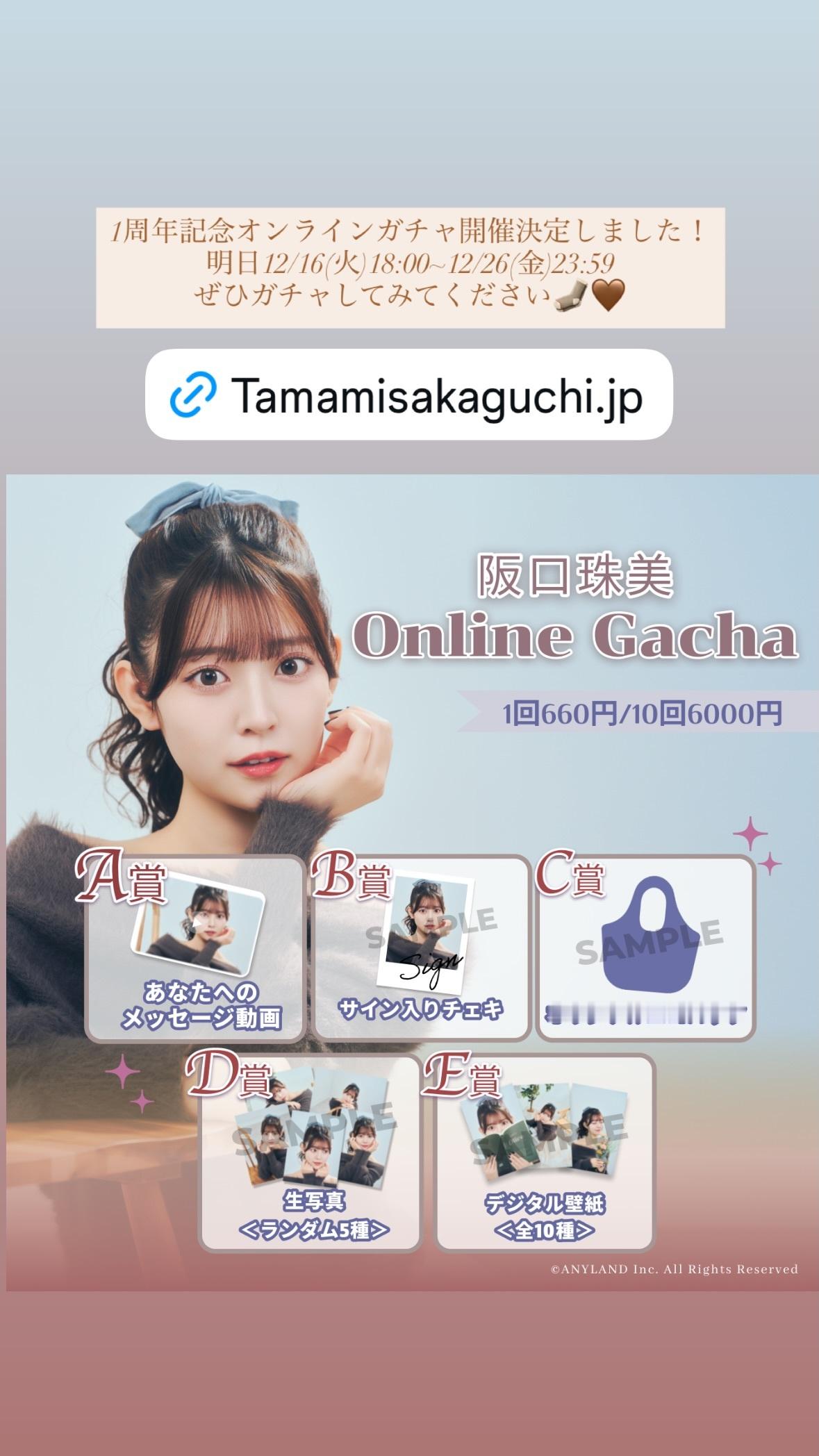 阪口珠美　たまみぐらむ