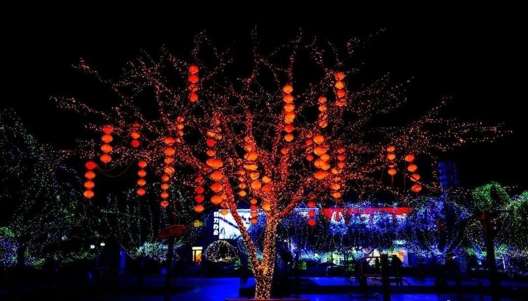 辽宁凌海市启动2026年春节景观亮化工程 ​​​