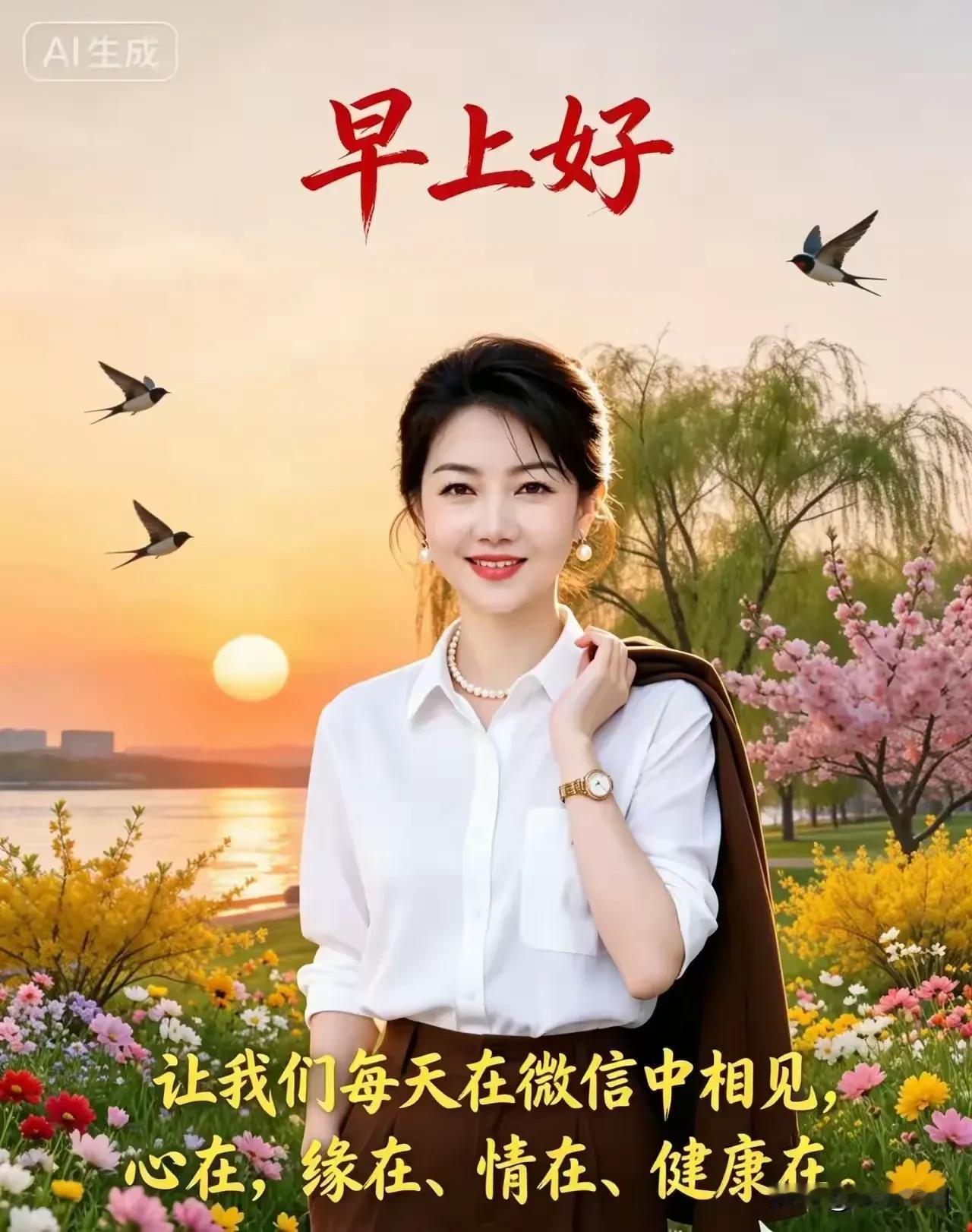 《五律·晨寄》

晴光盈晓日，
清气动幽香。
岁月携康健，
浮生纳吉昌。
寸心藏