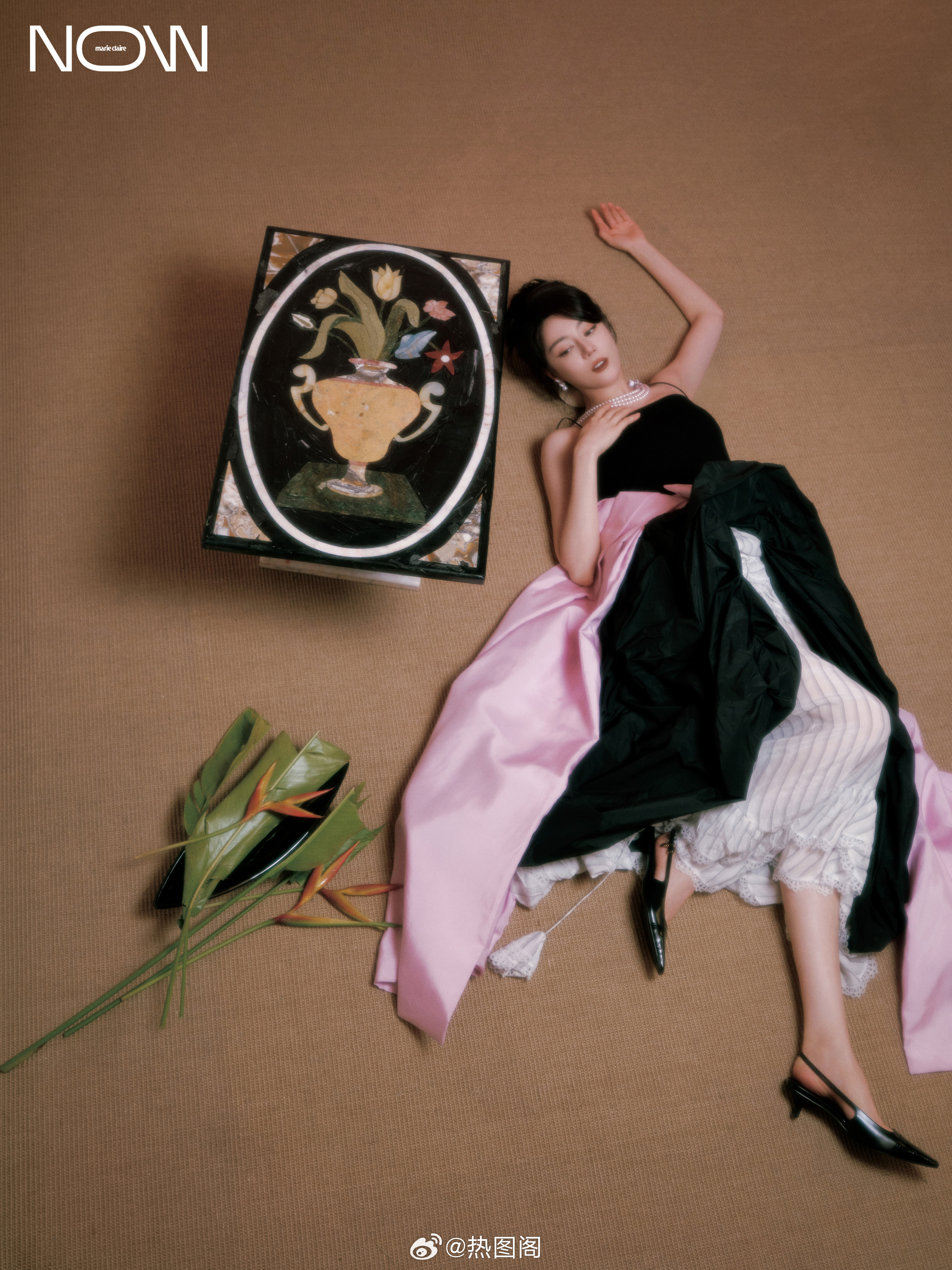 迪丽热巴 📸 MarieClaireNOW春季刊封面 热图阁公众号 
