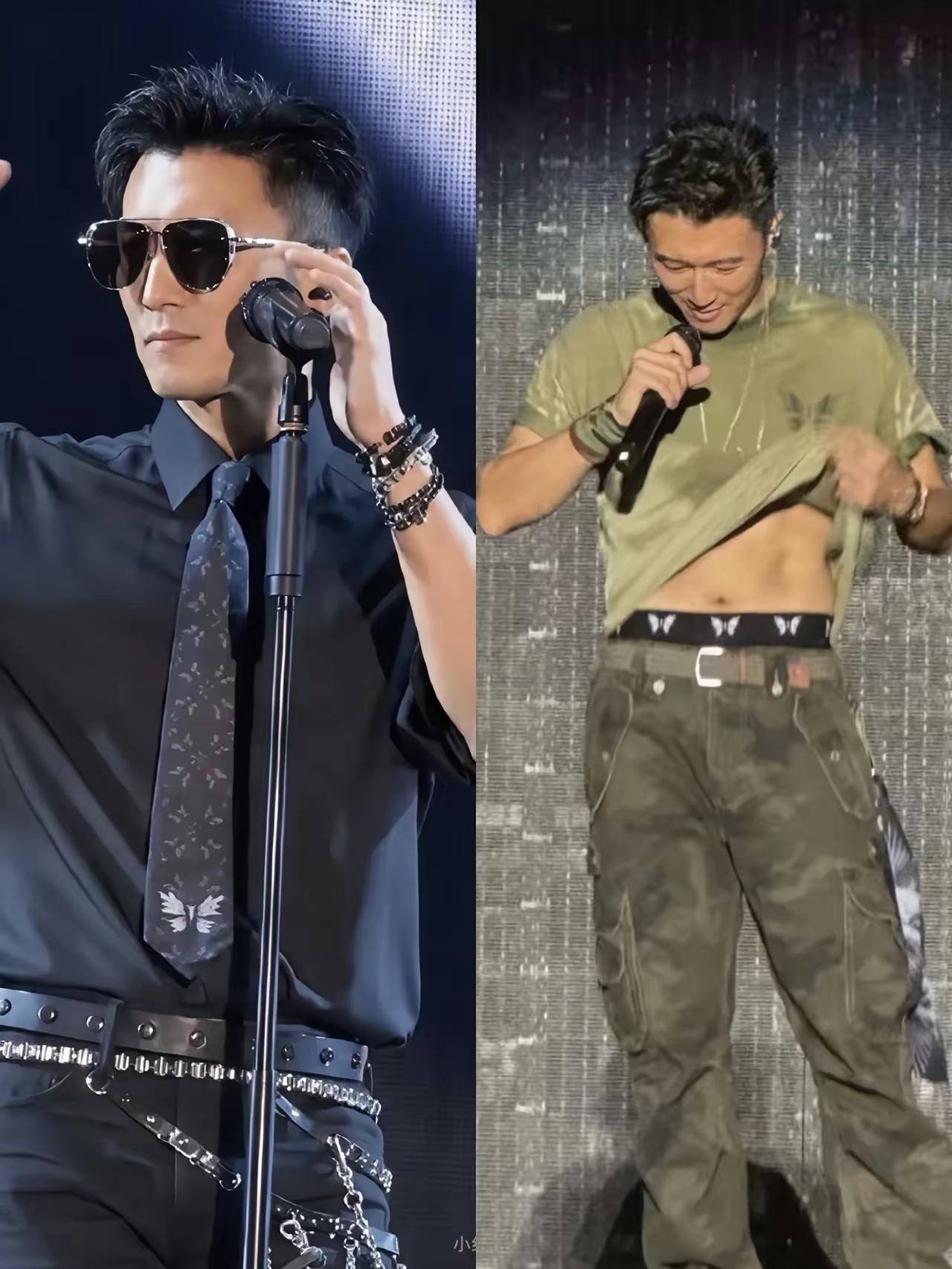 我每次刷到谢霆锋的演唱会视频，看不到一分钟我就马上滑走了，不是因为他唱得不好听，